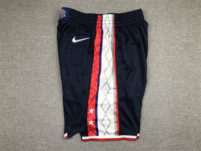 Men's Brooklyn Nets Navy Basketball Shorts City Edition