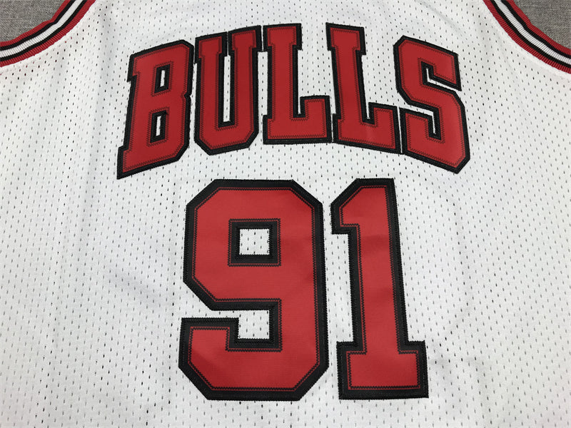 Men's Chicago Bulls Dennis Rodman 1997-98 Hardwood Classics Swingman Jersey