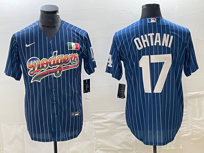 Men's Los Angeles Dodgers Shohei Ohtani #17 Royal Alternate Player Jersey