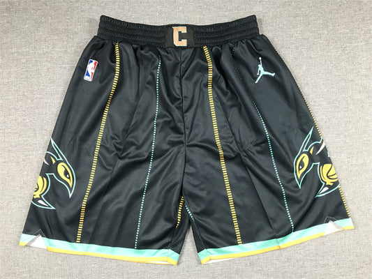 Men's Charlotte Hornets Black 2022/23 Basketball Shorts City Edition