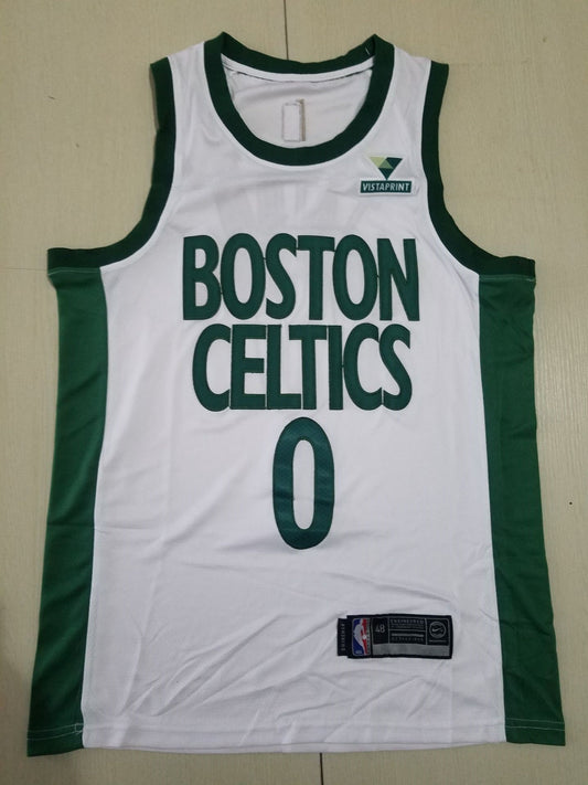 Men's Boston Celtics Jayson Tatum White Swingman Player Jersey - City Edition