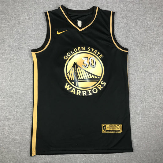 Men's Golden State Warriors Stephen Curry Fanatics Branded Black Swingman Jersey