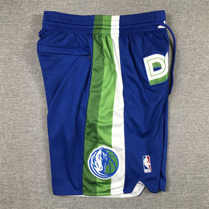 Men's Dallas Mavericks Blue 2022/23 City Edition Basketball Shorts