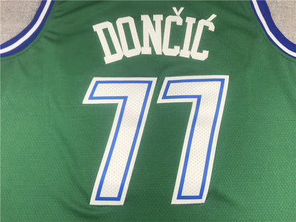 Men's Dallas Mavericks Luka Doncic Green 2020/21 Jersey - Classic Edition