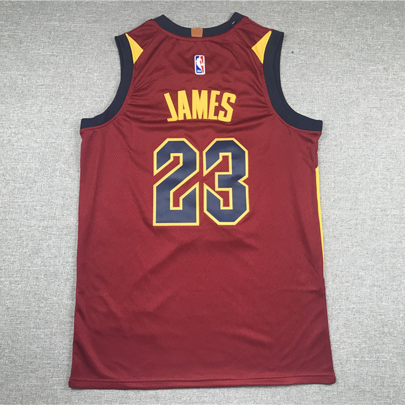 Men's Cleveland Cavaliers LeBron James #23 Red Swingman Player Jersey