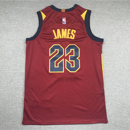 Men's Cleveland Cavaliers LeBron James #23 Red Swingman Player Jersey