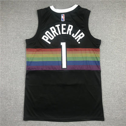 Men's Denver Nuggets Michael Porter Jr. #1 NBA Black Jersey