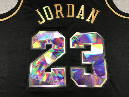 Men's Chicago Bulls Michael Jordan #23 NBA Black Swingman Player Jersey