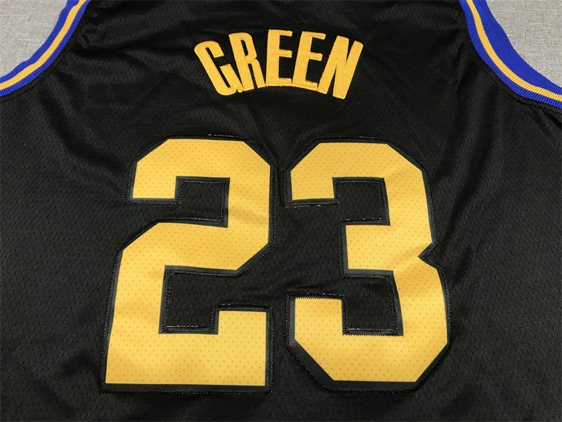 Men's Golden State Warriors Draymond Green #23 City Edition Black Classic Jersey