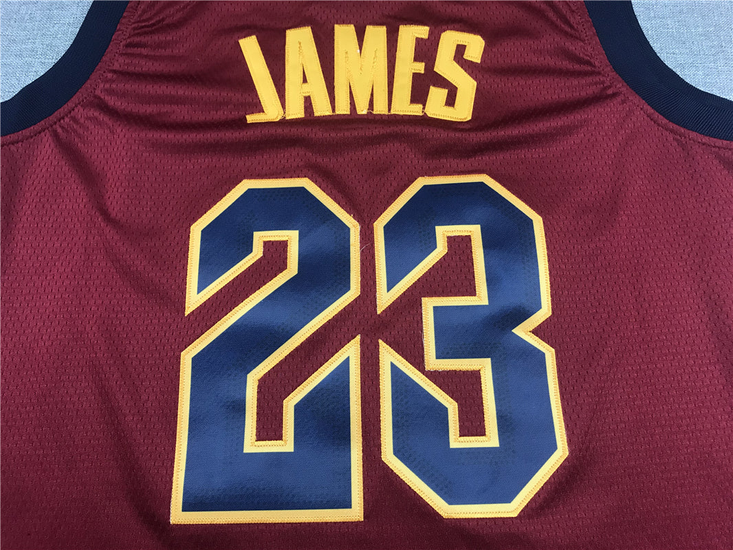 Men's Cleveland Cavaliers LeBron James #23 Red Swingman Player Jersey