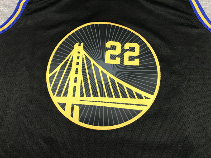 Men's Golden State Warriors Andrew Wiggins #22 City Edition Black Classic Jersey