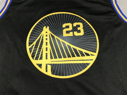 Men's Golden State Warriors Draymond Green #23 City Edition Black Classic Jersey