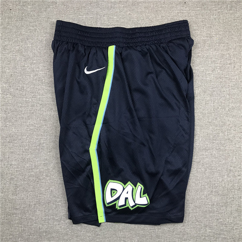 Men's Dallas Mavericks Navy City Edition Basketball Shorts