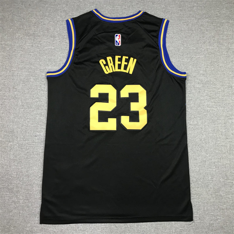 Men's Golden State Warriors Draymond Green #23 City Edition Black Classic Jersey