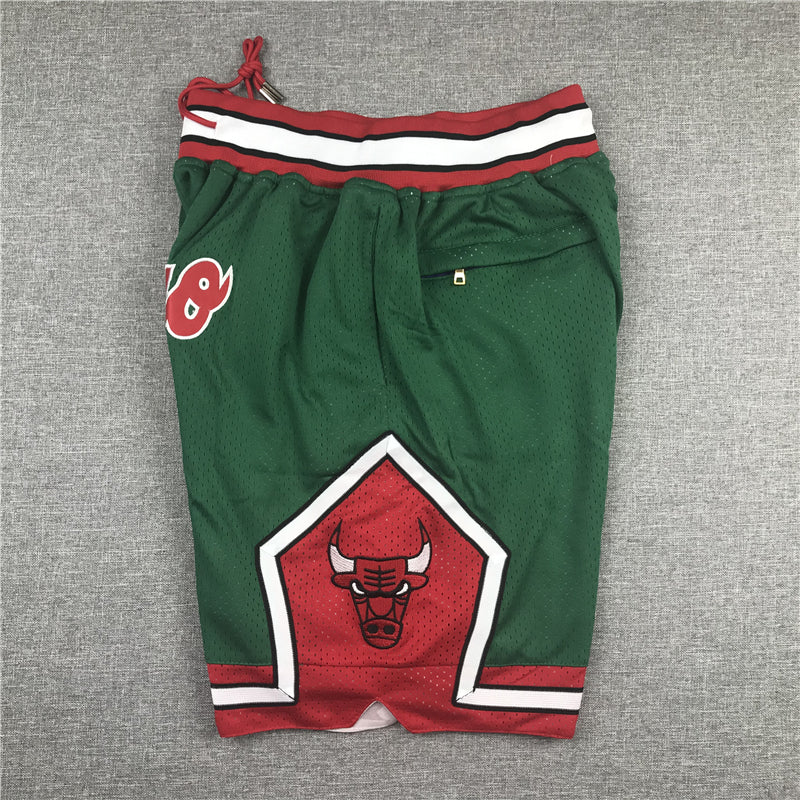 Men's Chicago Bulls Green 2008-09 Hardwood Classics Authentic Basketball Shorts