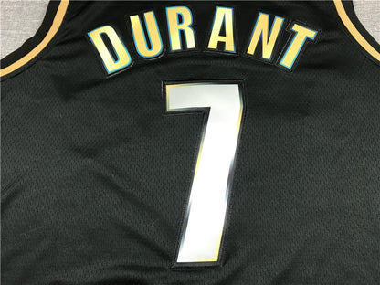 Men's Brooklyn Nets Kevin Durant Black 2020/21 Swingman Player Jersey