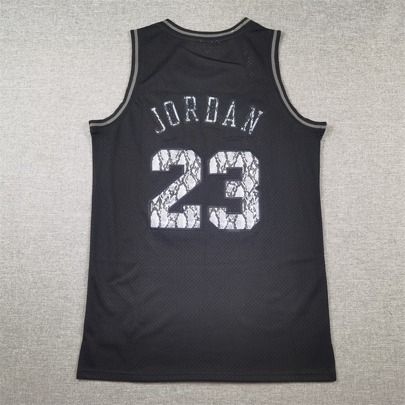 Men's Chicago Bulls Michael Jordan #23 Black 1997/98 Hardwood Classics Authentic Jersey