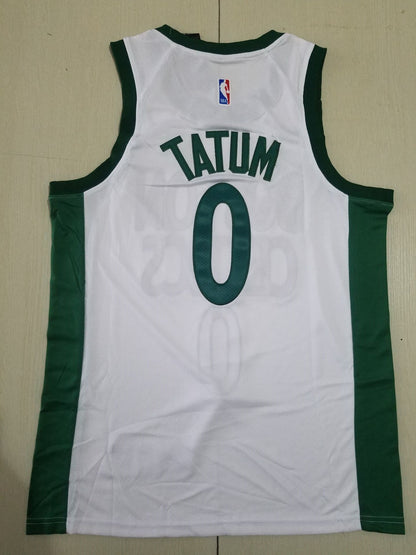 Men's Boston Celtics Jayson Tatum White Swingman Player Jersey - City Edition