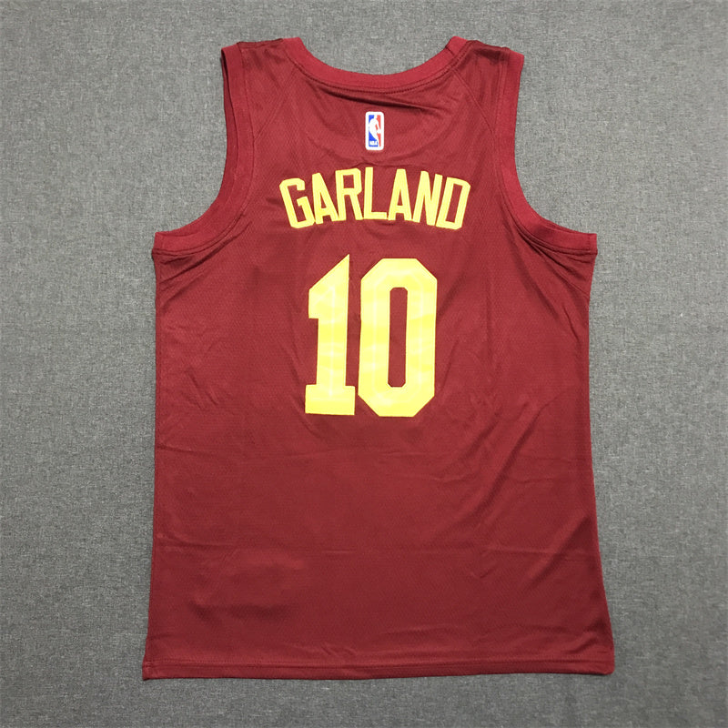 Men's Cleveland Cavaliers Darius Garland #10 Wine Swingman Jersey - Icon Edition