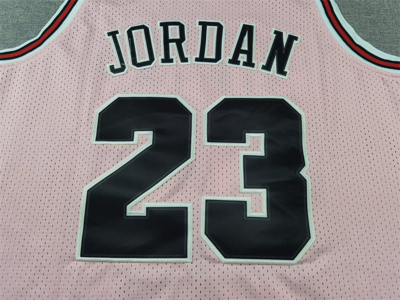 Men's Chicago Bulls Michael Jordan #23 Pink 1997/98 Hardwood Classics Swingman Jersey