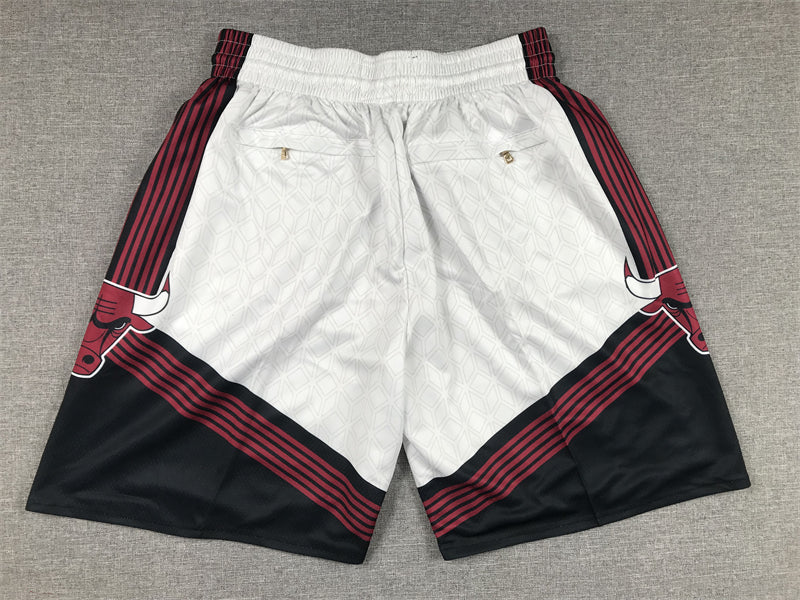 Men's Chicago Bulls White City Edition Basketball Shorts