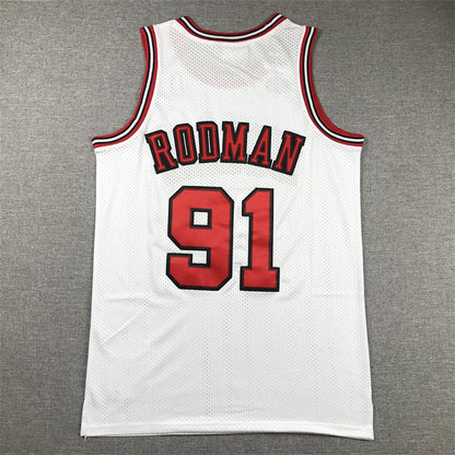 Men's Chicago Bulls Dennis Rodman 1997-98 Hardwood Classics Swingman Jersey