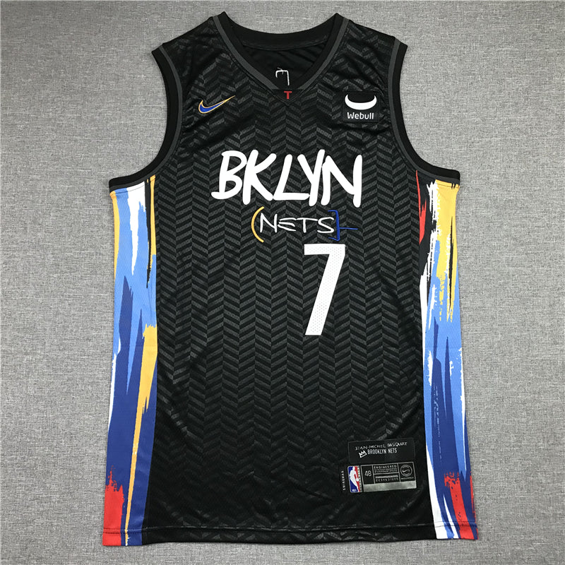 Men's Brooklyn Nets Kevin Durant Black 2020/21 Swingman Jersey - City Edition