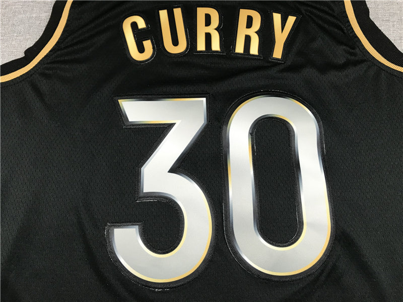 Men's Golden State Warriors Stephen Curry Fanatics Branded Black Swingman Jersey