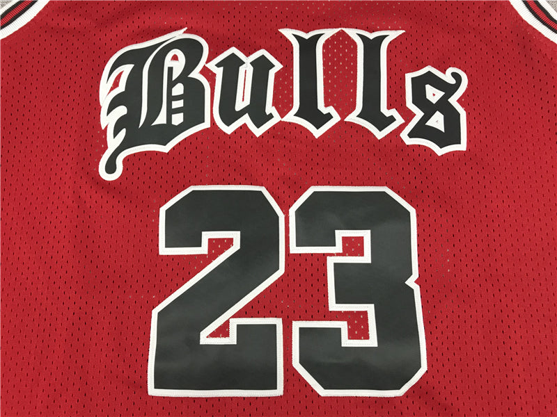 Men's Chicago Bulls Michael Jordan Red 1997-98 Classics Rookie Authentic Jersey