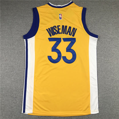 Men's Golden State Warriors James Wiseman Gold Fast Break Team Replica Jersey