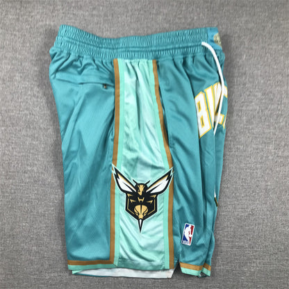 Men's Charlotte Hornets Teal City Edition Pocket Shorts