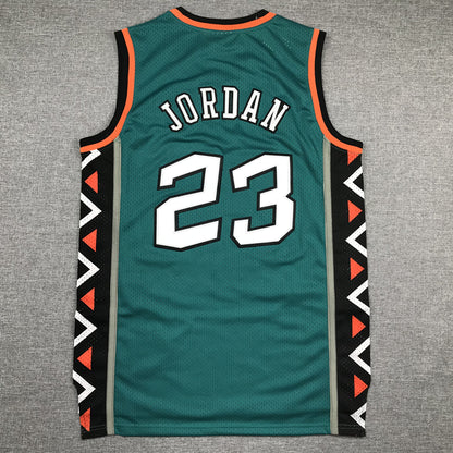 Men's 96 All Star Chicago Bulls Michael Jordan Green Hardwood Classics Swingman Jersey