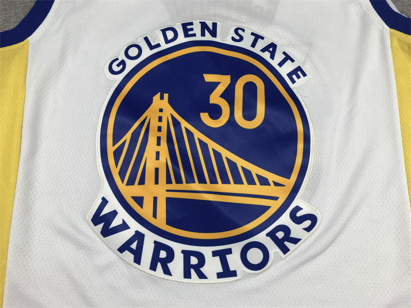 Men's Golden State Warriors Stephen Curry #30 White 2022/23 Swingman Jersey - Association Edition