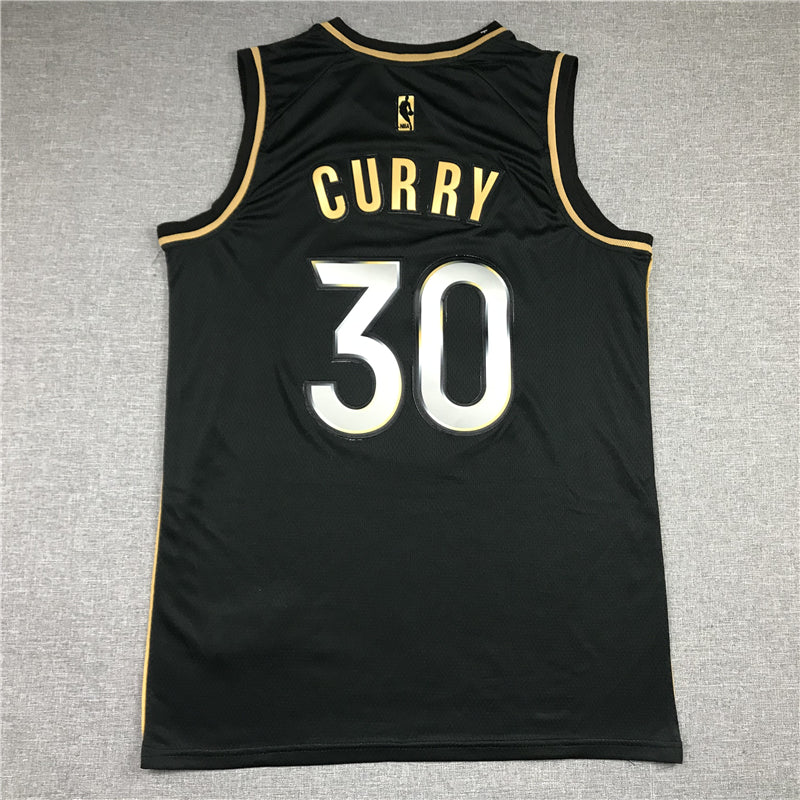 Men's Golden State Warriors Stephen Curry Fanatics Branded Black Swingman Jersey