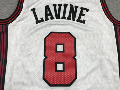 Men's Chicago Bulls Zach LaVine #8 White 2022/23 Swingman Jersey - City Edition