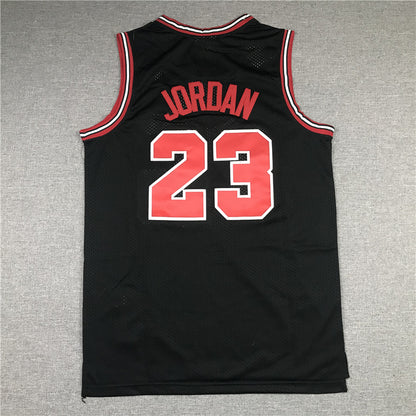 Men's Chicago Bulls Michael Jordan #23 Black 1997-98 Authentic Player Jersey