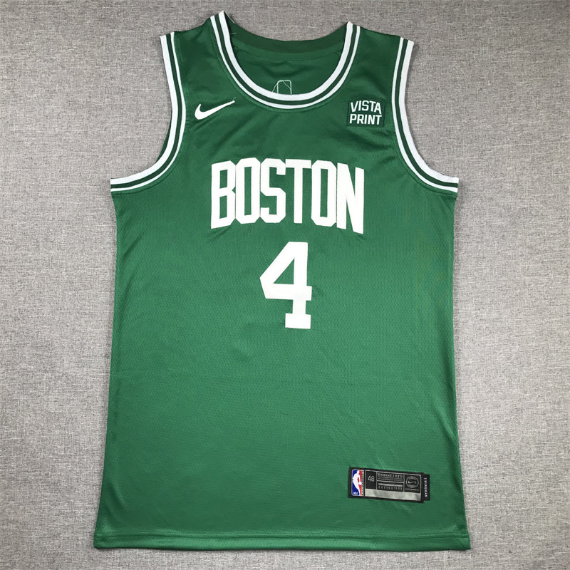 Men's Boston Celtics Jrue Holiday #4 Kelly Green Swingman Jersey - Icon Edition