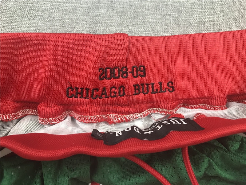 Men's Chicago Bulls Green 2008-09 Hardwood Classics Authentic Basketball Shorts